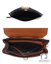 Load image into Gallery viewer, LUXIE COLLECTION FASHION PLAID BACKBACK SET- Brown/Black only
