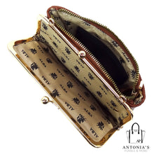 Load image into Gallery viewer, ALBA Fashion Kiss Lock Crossbody Bag - Leopard &amp; Black
