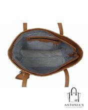 Load image into Gallery viewer, Le Miel Leopard Leather Tote Bag
