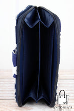 Load image into Gallery viewer, Zen Garden Quilted Shoulder Bag &amp; Matching Organizer Clutch Wallet
