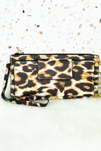 Load image into Gallery viewer, LEOPARD FAUX LEATHER WRISTLET WALLET
